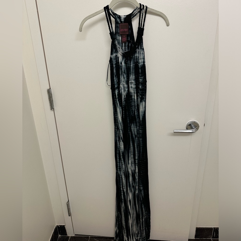 Tie dye maxi dress size XS